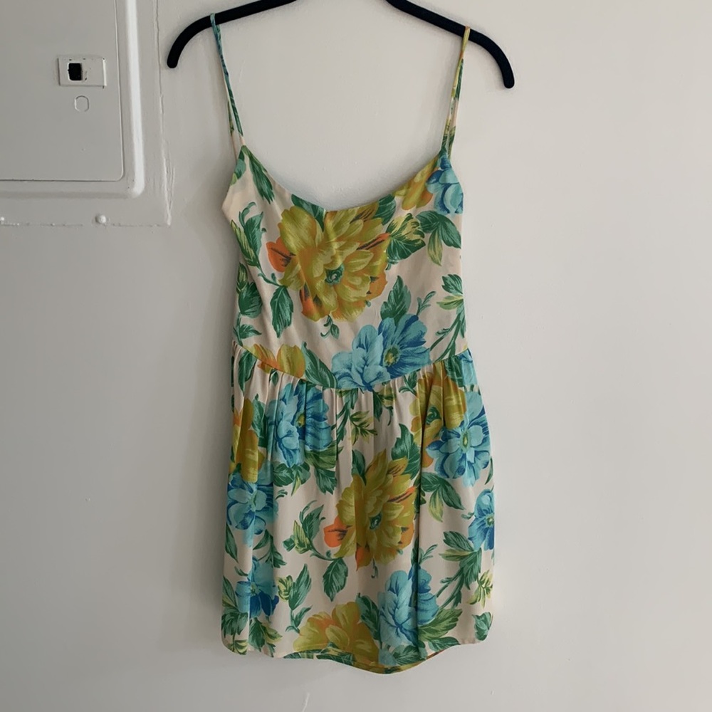 Blu Moon Floral Mini Dress